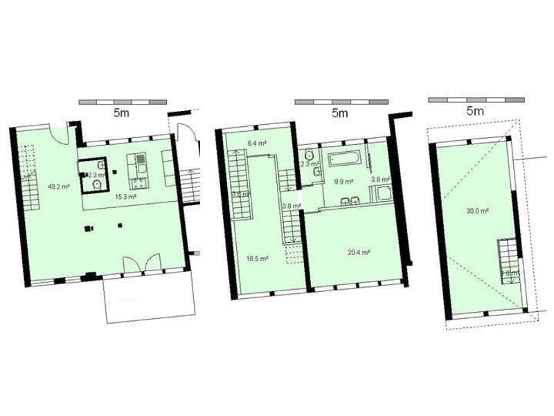Appartement de rêve lumineux, sur trois étages, avec flair de loft ! (12)