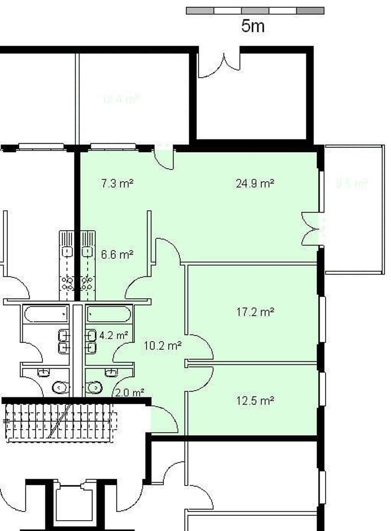 Grosszügige Wohnung im Grünen! (8)