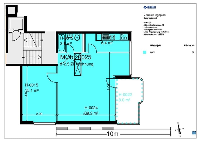 2.5 Zimmer-Wohnung in Adliswil zu vermieten (9)
