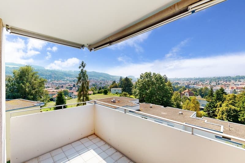 Balkon mit Aussicht