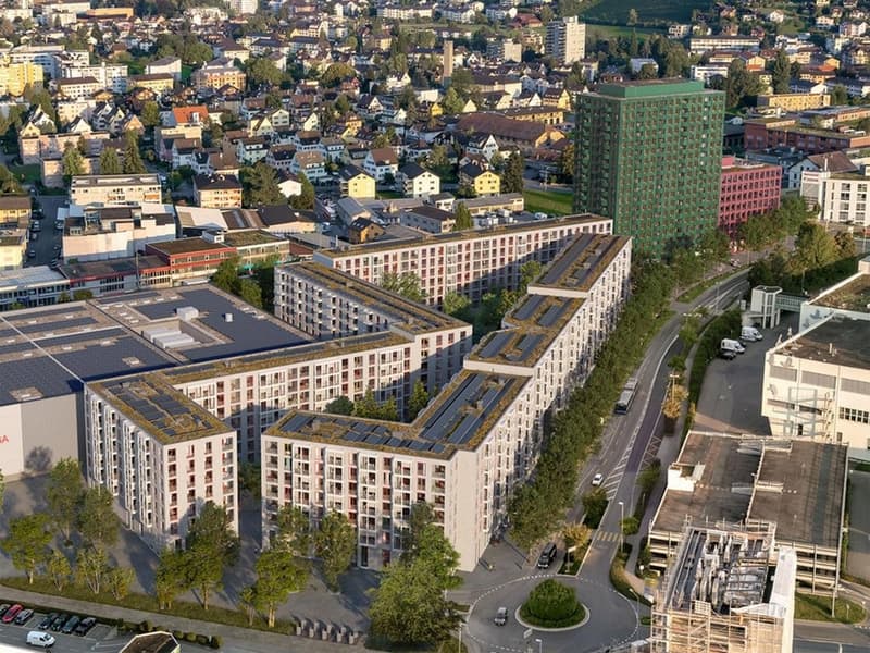 Lichtdurchflutete 4.5-Zimmerwohnung im 3. Obergeschoss (1)