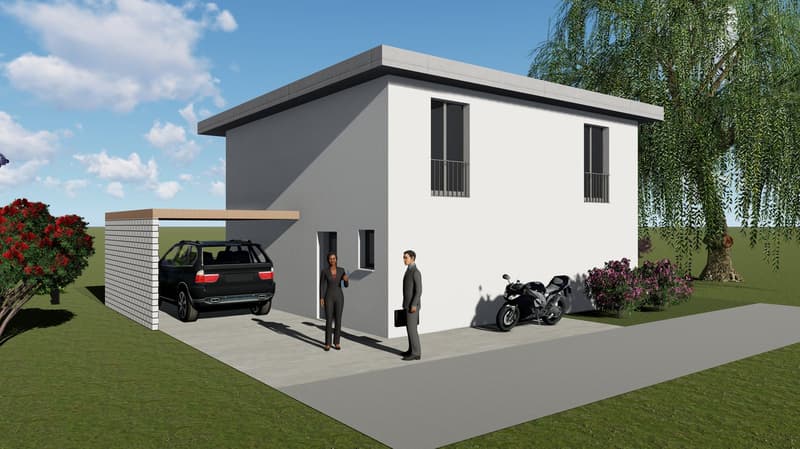 Casa unifamiliare moderna a Gunzgen, tetto piano con DV – Costruzione nuova 2026 (3)