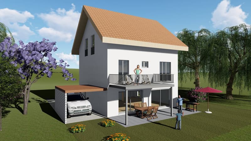 Casa unifamiliare nuova costruzione 9 1/2 locali con carport a Gunzgen (2)