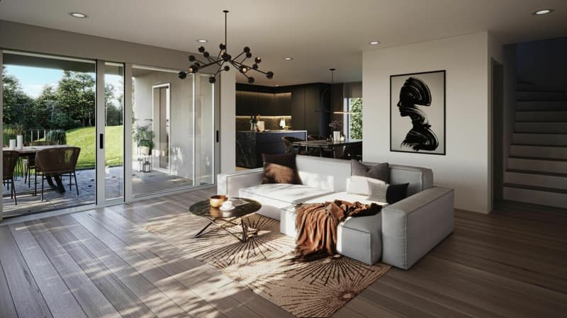 Villa a schiera di 5,5 locali a Remaufens (2)