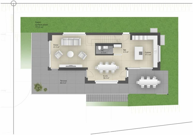 Villa individuelle 5.5 pièces à Corminboeuf - Lot C (4)