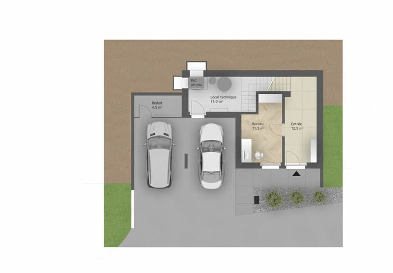 Villa individuelle 5.5 pièces à Corminboeuf - Lot A (3)