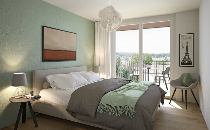 Nouvelles constructions d'appartements en attique de 2,5 pièces avec grandes terrasses à Biberist (3)