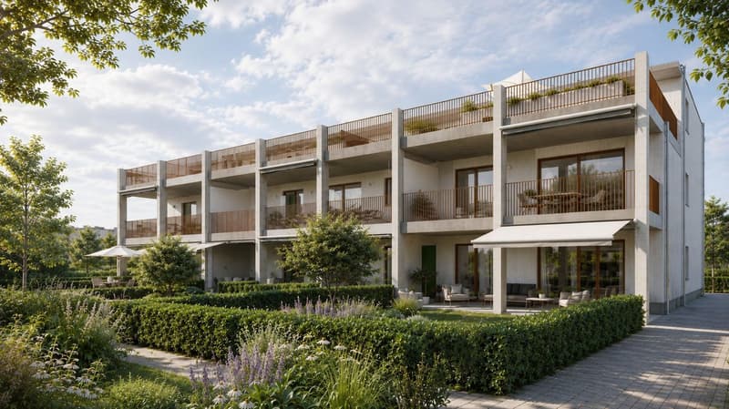 Nuovo appartamento di 2,5 locali con giardino privato (1)
