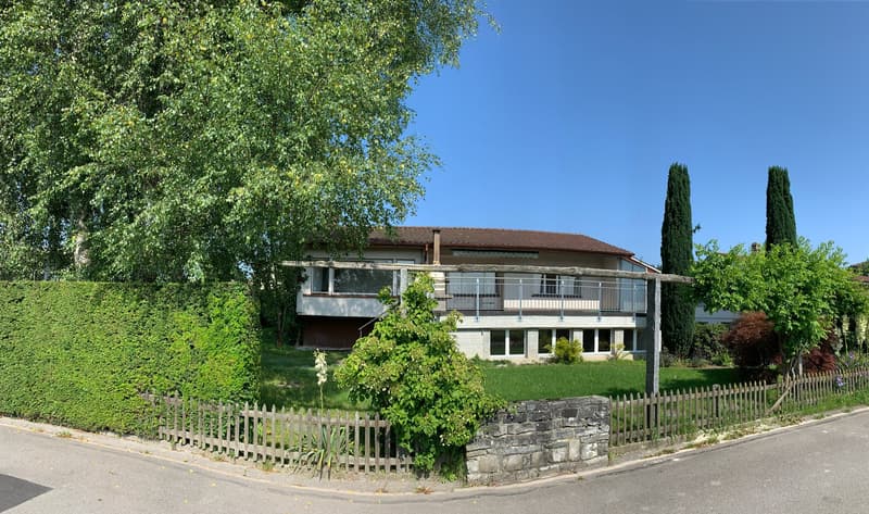Einfamilienhaus zur Miete mit grossem Garten und Cheminée in Jegenstorf (1)