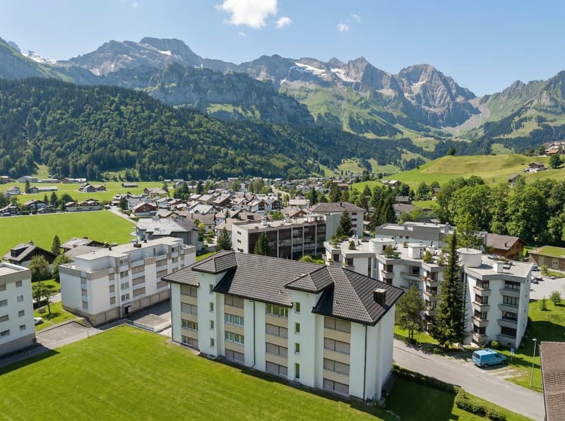 Charming 3.5-room cooperative apartment with mountain view (4)