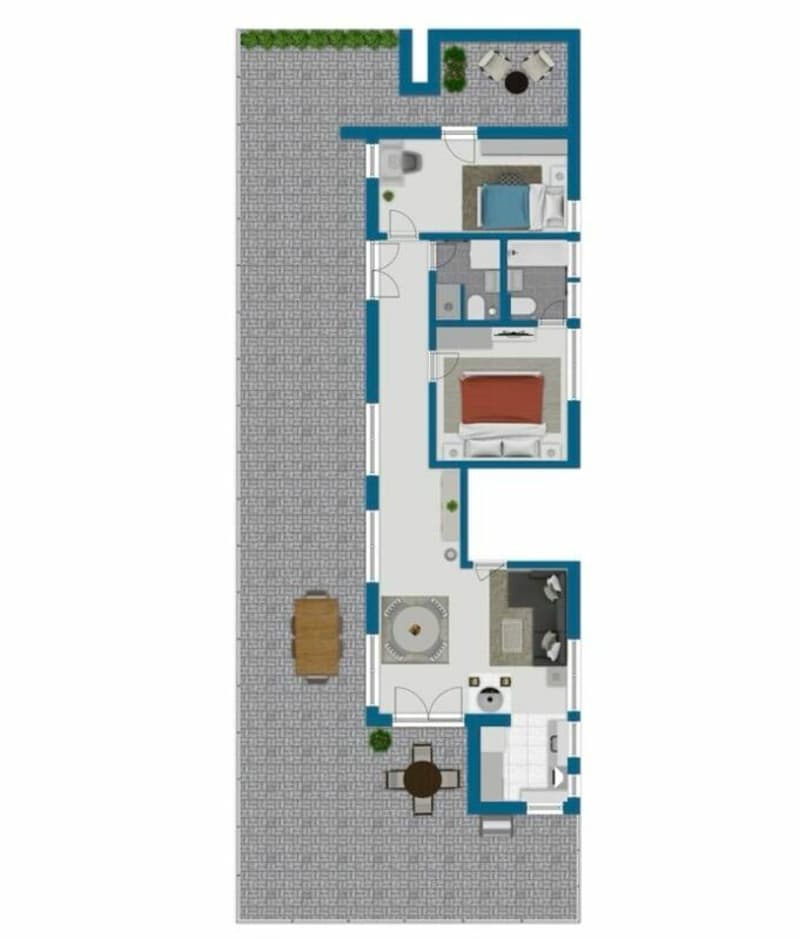 Renoviertes 3.5-Zi.-Penthouse mit XXL-Terrasse (kein Lift) (17)