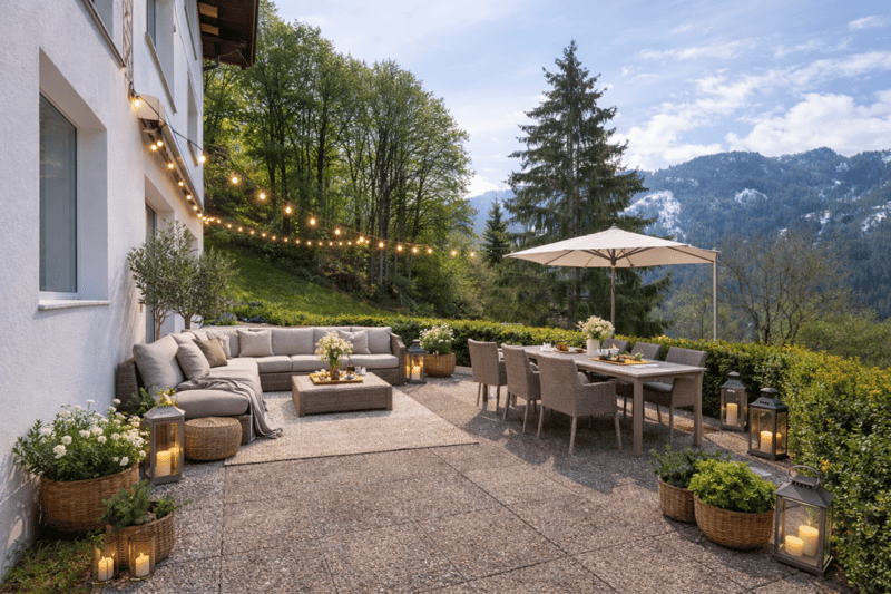 Vivre avec une vue dégagée. Appartement de 4,5 pièces rénové récemment près d'Arosa (1)