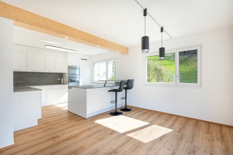 Vivre avec une vue dégagée. Appartement de 4,5 pièces rénové récemment près d'Arosa (3)