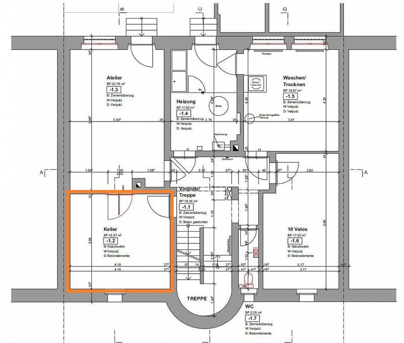 Basement, living room, kitchen, 2 bedrooms, bathroom, terrace, raised ground floor