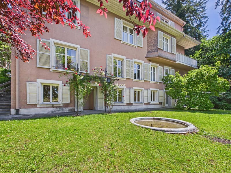 Appartamento di 2,5 locali frescamente ristrutturato con giardino idilliaco a Obstberg (1)