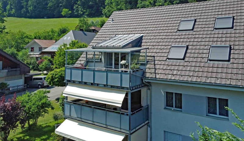In the most beautiful corner of Oberburg, a top-modern apartment, where many single-family homes stand in the shade (3)