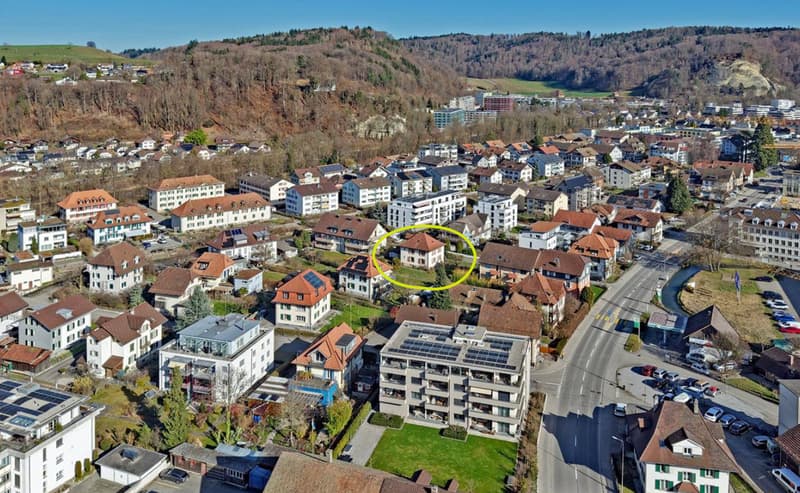 A dignified house with a huge surroundings and ideal location, so large that two apartments are possible (9)