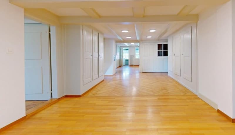 Ä einmalig schöne Wohnstock mit drei riesige Wohnige, wo aber ou ideali Büro chönnte sii (17)