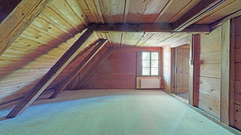 Ä einmalig schöne Wohnstock mit drei riesige Wohnige, wo aber ou ideali Büro chönnte sii (25)