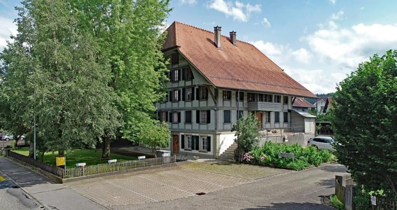 Ä einmalig schöne Wohnstock mit drei riesige Wohnige, wo aber ou ideali Büro chönnte sii (3)