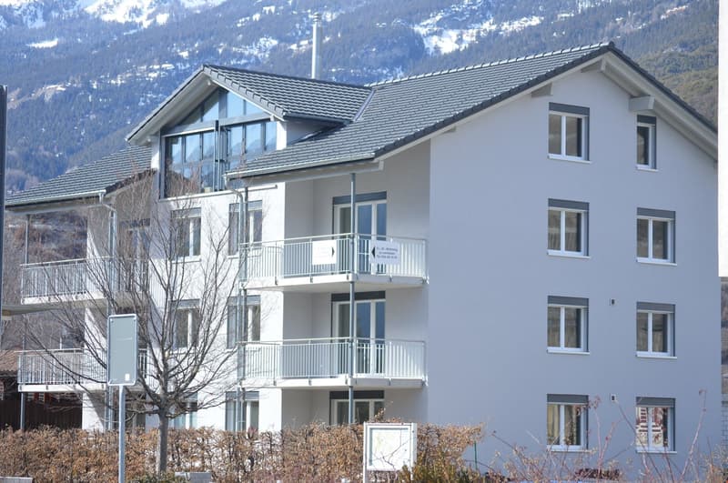 Moderne 3.5-Zimmer-Wohnung mit Bergblick in Salgesch (1)