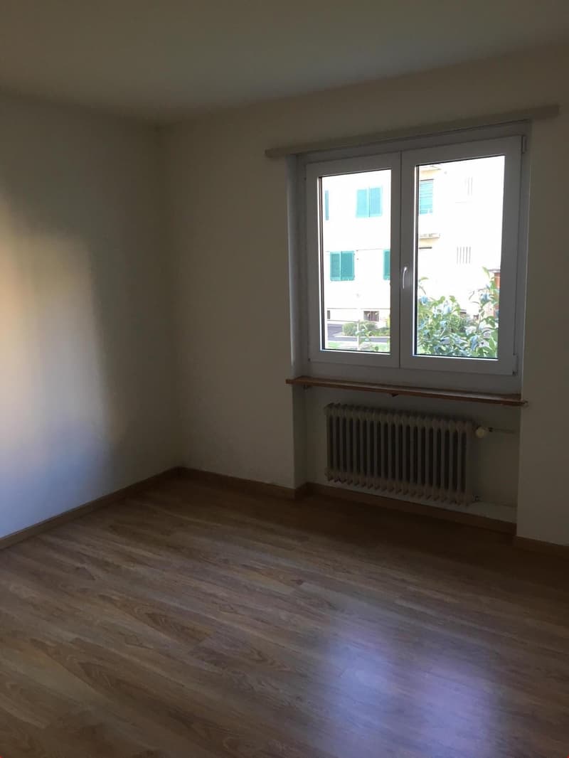 Hüscher Blick ins Grüne auch vom Schlafzimmer aus