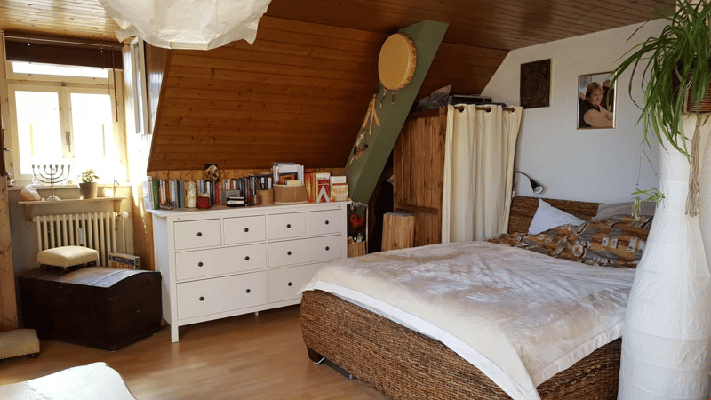 Schön einrichtbare Schlafecke