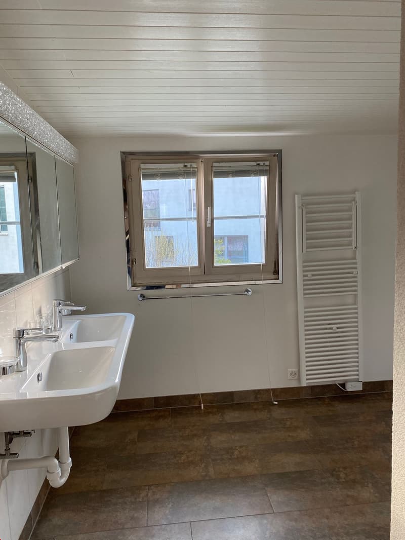Riesiges Badezimmer mit Doppellavabo