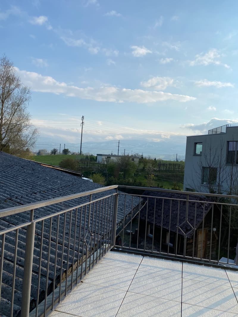 Tolle, riesige Terrasse mit schöner Stimmung