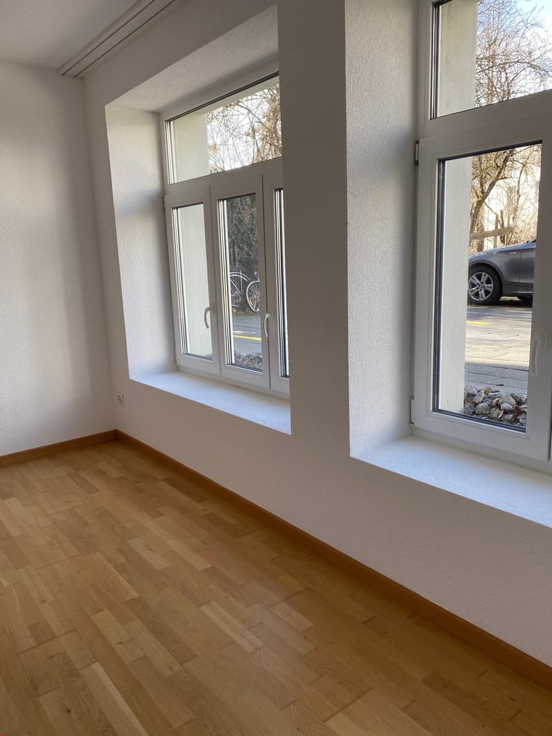 Blick vom Schlafzimmer in den Hinterhof