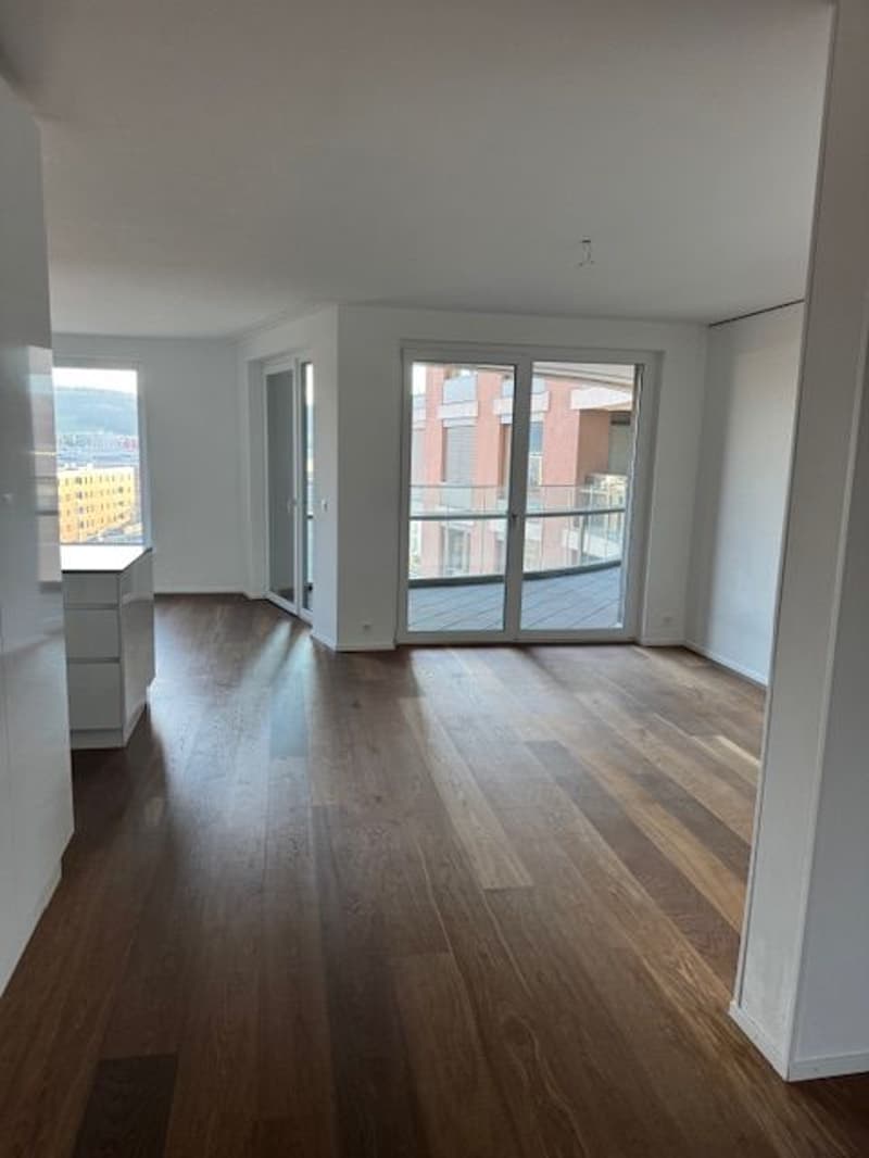 À partir du 1.10. - Appartement stylé de 3.5 pièces avec 95 m2 et grande loggia de 35 m2, au 8e étage (2)