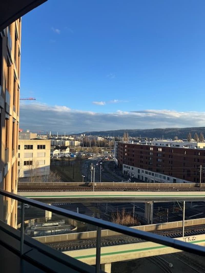 À partir du 1.10. - Appartement stylé de 3.5 pièces avec 95 m2 et grande loggia de 35 m2, au 8e étage (13)