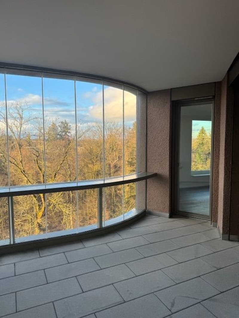 À partir du 1.10. - Appartement stylé de 3.5 pièces avec 95 m2 et grande loggia de 35 m2, au 8e étage (17)
