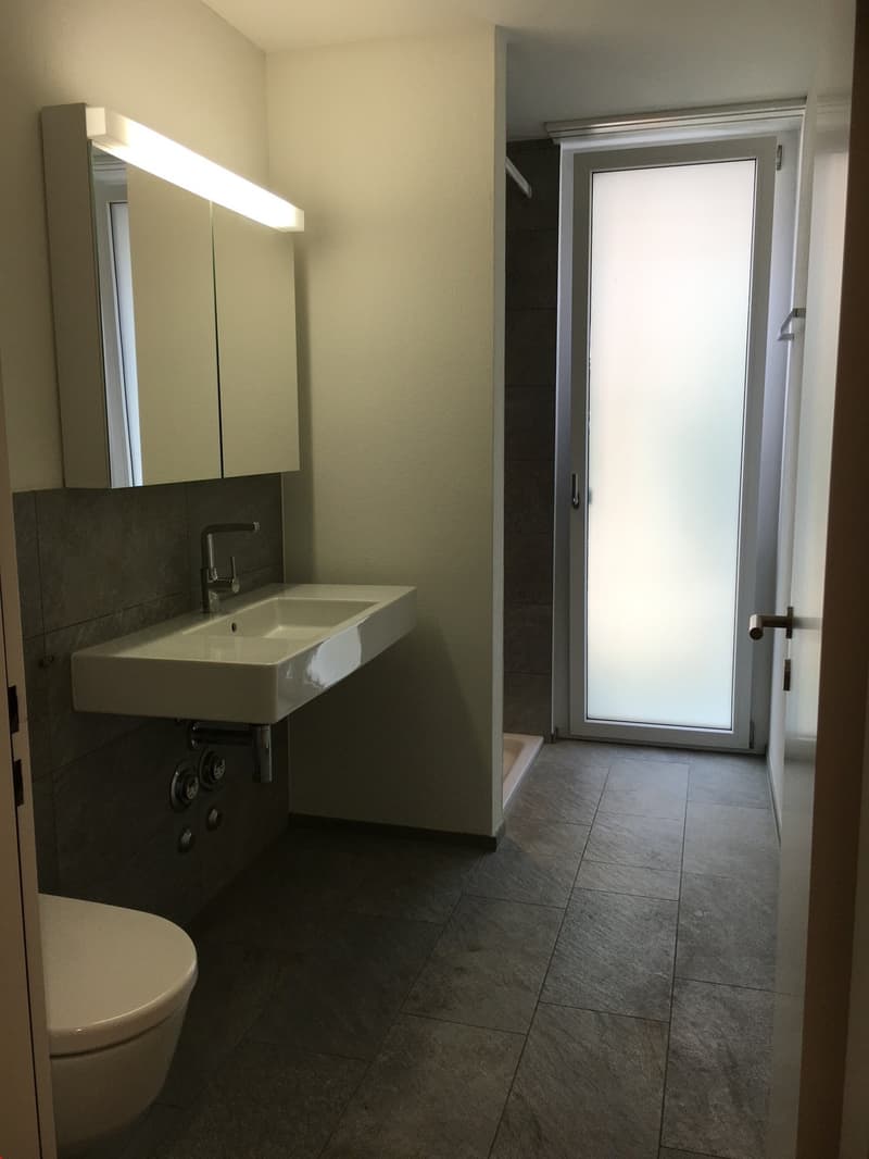 Zweites Badezimmer mit grosszügiger Dusche