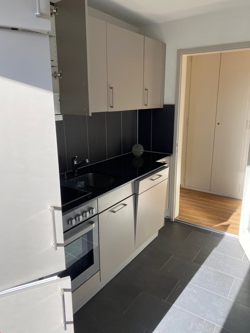 Schöne moderne Küche mit viel Platz
