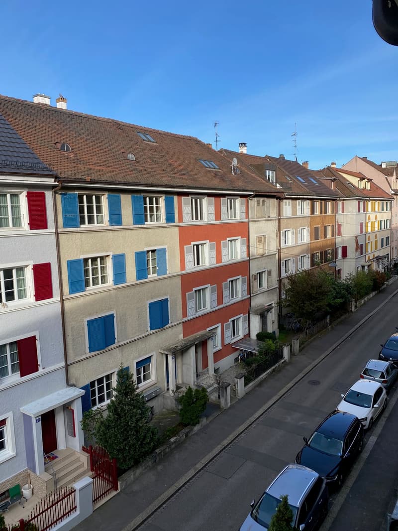 Blick in die Strässchen dieses sehr hübsch gewordenen Quartiers