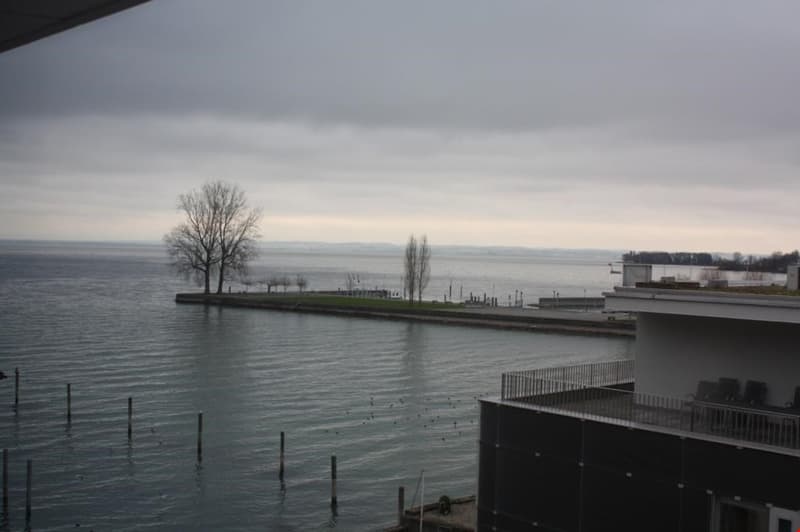 Tolle Morgendämmerung direkt vom Schlafzimmer aus