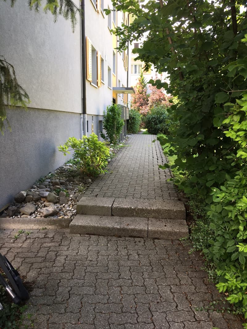 Einladendes Weglein zum Hauseingang