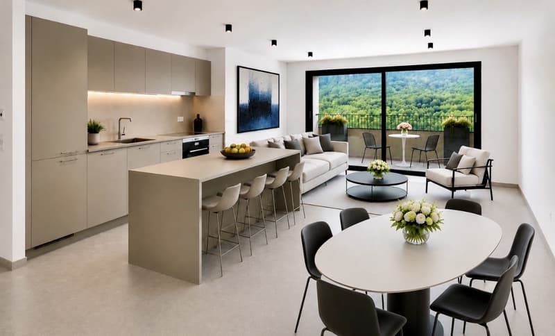 MERVEILLEUX - Appartement 4.5 pièces avec vue imprenable (1)