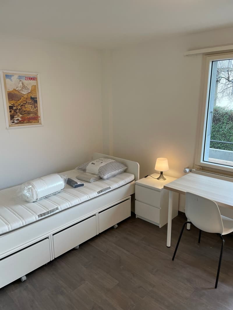 WG-Zimmer inkl. Möbel, Strom und Internet - Mitten in Visp (2)