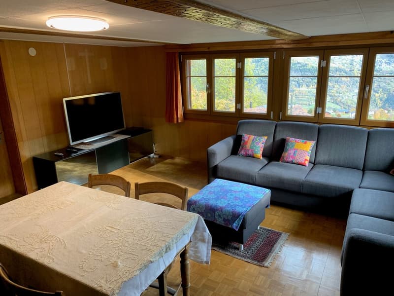 Rustikale 4.5-Zimmer-Wohnung mit Garten und Panoramablick (6)