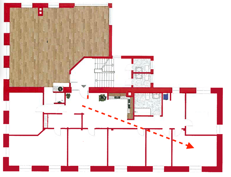Bello spazio per pratiche/commerciale con cucina, aree generali, servizi igienici, parcheggio (2)