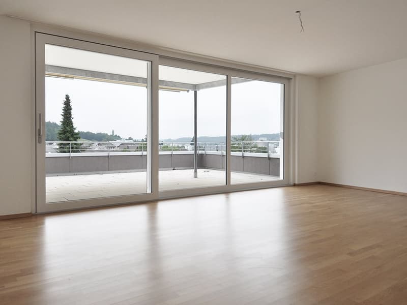 Wohnzimmer mit Terrasse