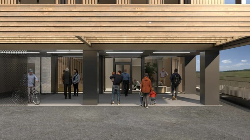 Espaces de bureau et commerciaux modernes dans un nouveau bâtiment à Würenlos - disponible à partir du printemps 2027 (2)