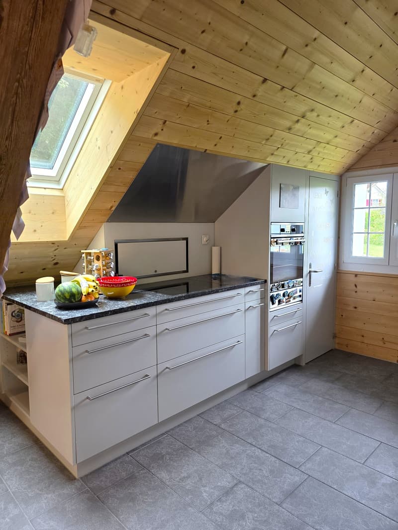 Naturnahes Wohnen unter dem Dach – stilvolle 4.5-Zi-Wohnung mit Flair (8)