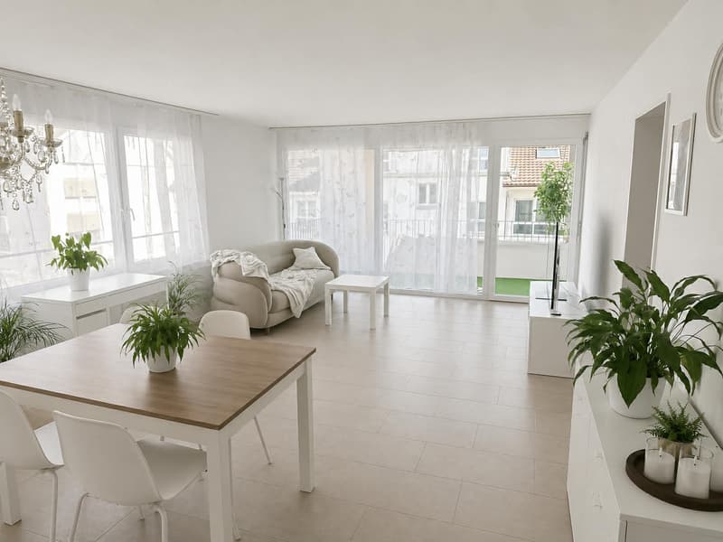 Modern and bright 3.5-room apartment with large balcony in Pieterlen (3)