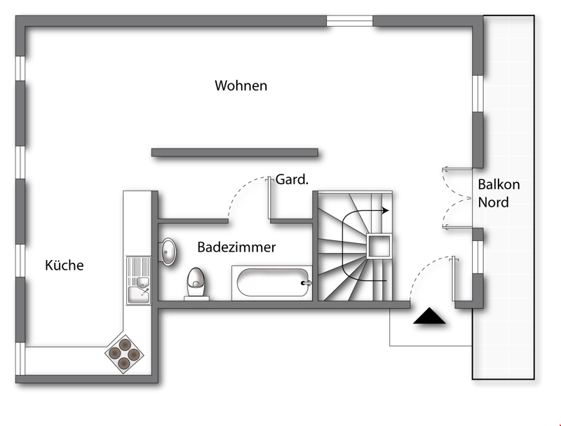 Grundriss OG (Eingang)
