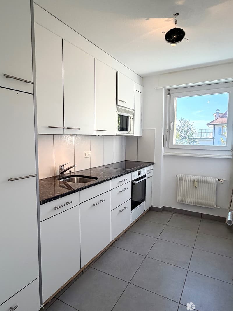 Helle 3-Zimmerwohnung mit Balkon, See- und Alpensicht in Biel (2)