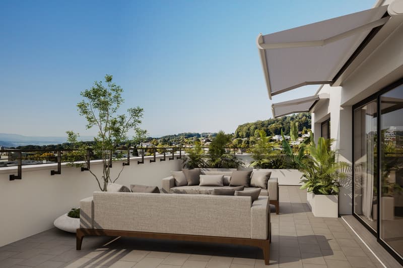 Appartements pour seniors dans le parc Bach  Appartement en attique exclusif en première occupation (3)