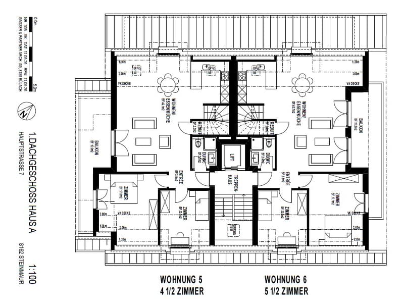 Modern 5.5-room attic maisonette apartment with balcony in Steinmaur (4)